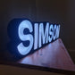 Simson LED-Schriftzug