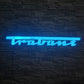 Trabant LED-Schriftzug